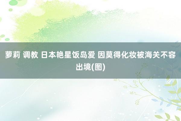 萝莉 调教 日本艳星饭岛爱 因莫得化妆被海关不容出境(图)